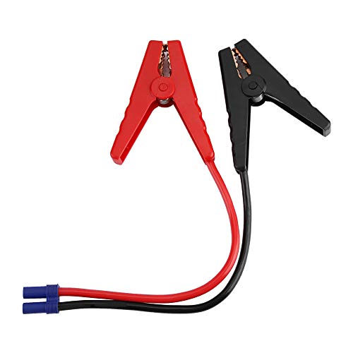 Akozon 車両アンプ バッテリー配線と端子 車 緊急ジャンプスターター バッテリークリップ テストリード クランプ Ec5 プラグ コネクター 12V ジャンパーケーブル 交換用ジャンパー