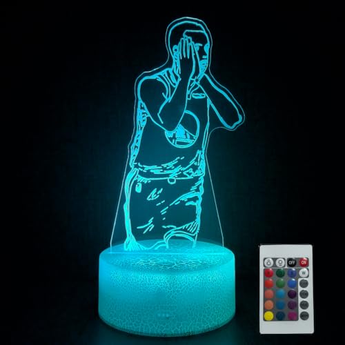 JOCHUI 3D Basketball Legend Night Light, Basketball