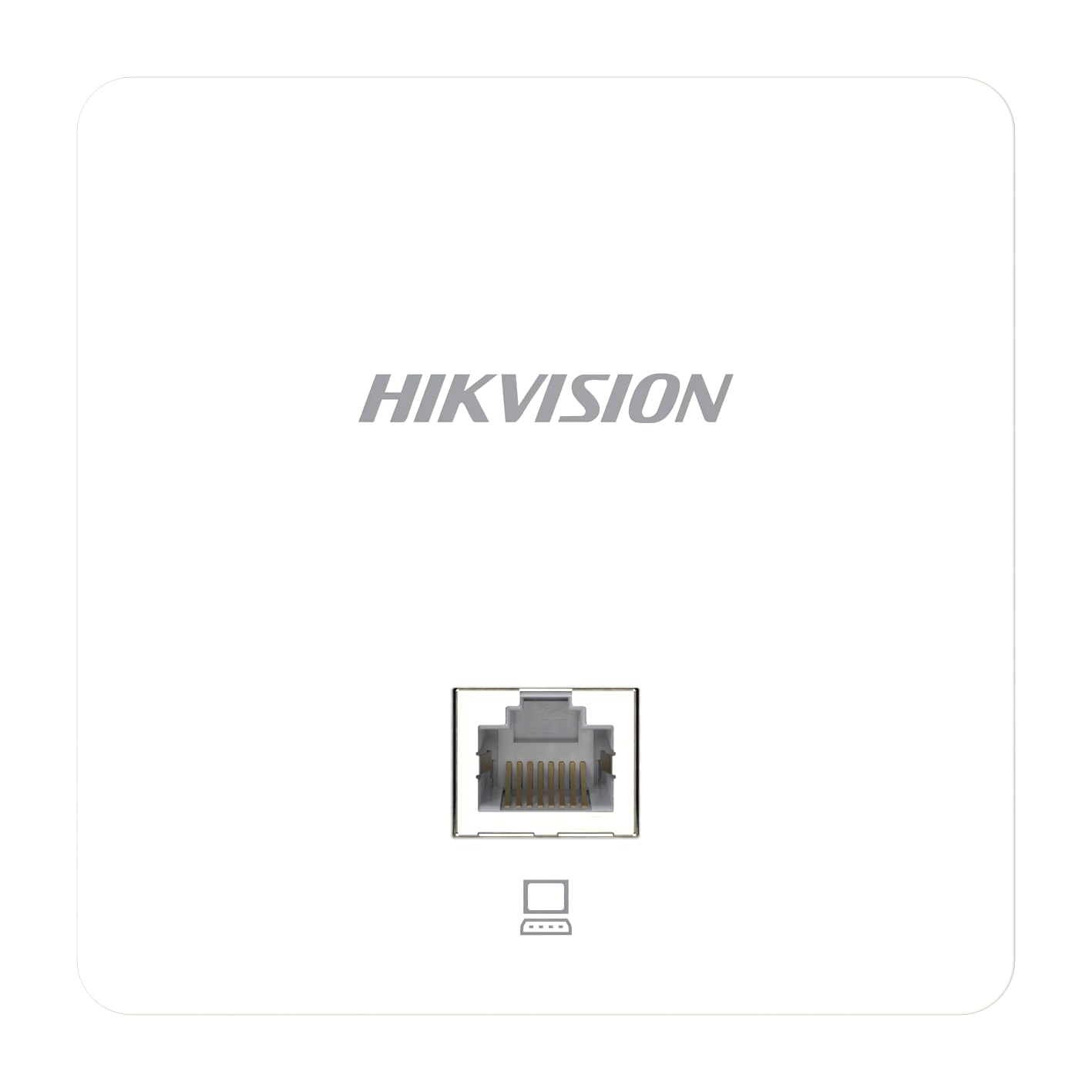 Hikvision DS-3WAP521-SI Wi-Fi 5 1200 Mbps Punto di accesso dual-band a parete – 2 porte LAN Gigabit (1 ingresso PoE), 802.11ac Wave 2, fino a 50+ utenti simultanei, ottimizzazione RF automatica