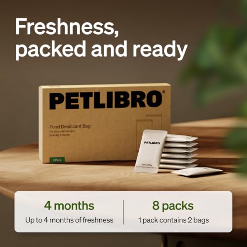 Image of PETLIBRO New Pet Food Desiccant Bag, 8 Packs (16 Bags) for Cat and Dog Food