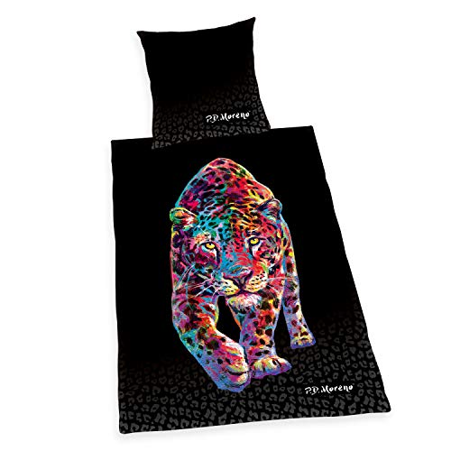 Herding P.D. Moreno 'Leopard' Bettwäsche-Set, Wendemotiv, Kopfkissenbezug...