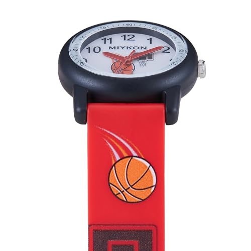 Image of Miykon Kids Watches for Boys and Girls - Educational Time-Telling Gift for Kids Aged 3-15, Toddlers, Preschoolers, and School-Aged Children - Easy to Read Analog Watch, Soft Resin Band, Japanese Quartz, 100M Water Resistant