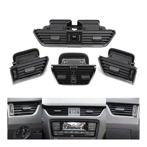 Grille sortie d'air de voiture aérateurs de tableau de bord Octavia MK3 2015 - 2