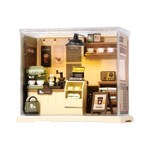 Kit maison miniature pour adulte - Maquette de cuisine DIY et déco étagère salon