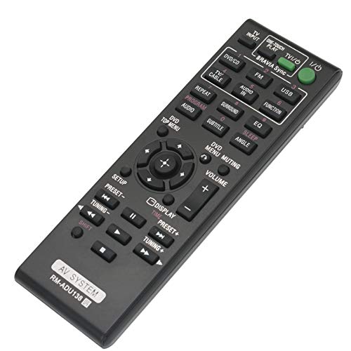 RM-ADU138 Replace Remote Fit for Sony AV System DAV-TZ140 HBD-TZ140 DAV-TZ145 DAV-TZ150 HBD-TZ145 HBD-TZ130
