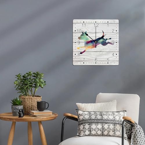 Reloj de Pared Cuadrado de 12 pulgadas en PVC miniatura 3