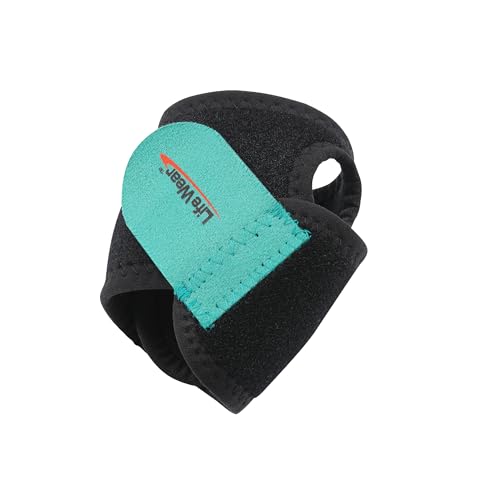 Image of Life Wear Wrist Wrap with Thumb Loop, Neoprene Wrist Support for Pain Relief, Compression and Sports, Adjustable Wrap for Men and Women, Gym, Typing, Tendonitis, Carpal Tunnel, 1 Unit, Universal Size