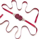 Adorno de flores con pedrería: estilo retro y elegante, te hace lucir más hermosa, se adapta al vestido de noche, vestido de novia, dama de honor, etc.