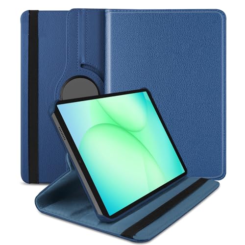Image of TGK 360 Rotatable Smart Flip Cover for Samsung Galaxy Tab A11 8.7 Inch Case 2025 / Galaxy Tab A9 8.7 Inch 2023 (Dark Blue)