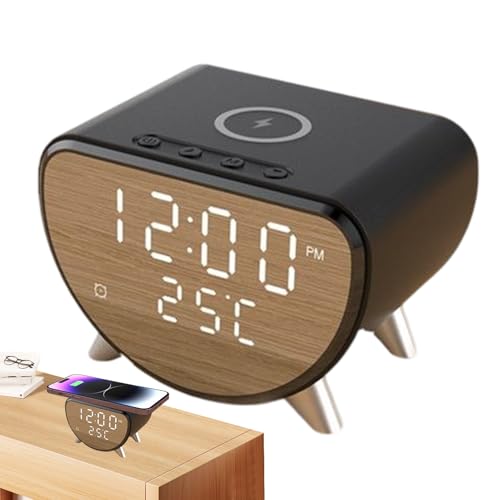 Horloge chargeur sans fil pour réveiller vos matins en douceur et recharger votre mobile