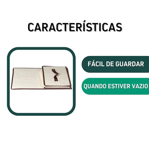 Caixa Organizadora Dobrável Multiuso Guarda Roupa Armário Closet Escritório (45x30x20cm)