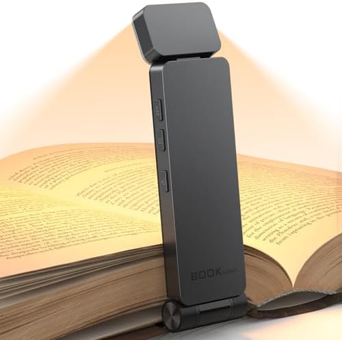 Luz de Lectura, LED Luz Lectura Libros Cama USB Recargable, 3 Col...