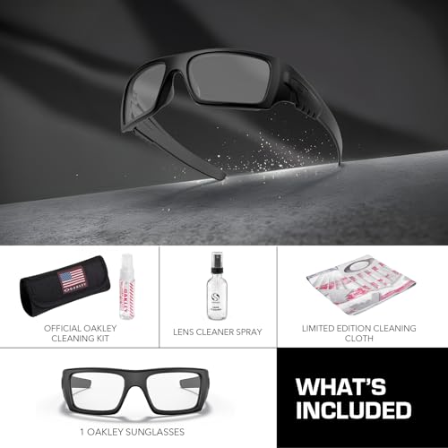 Oakley OO9253 SI MATTE -Polarized/Non-Polarized - Rectangle Sunglasses with Official Eyewear Kit Bundle3