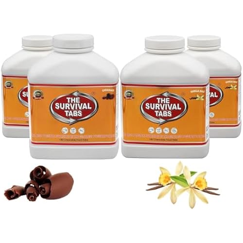 Survival Tabs – Emergency Food Supply – 60-Day Original Tabs, USA, Portable