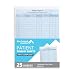 Blue Summit Supplies Patient Sign in Forms, Carbonless 3 Part Forms with Peel Away Adhesive Labels, Hippa Compliant for Privacy in Doctor, Medical, Dental Office, Blue, 25 Pack