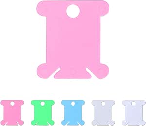 100 Bobines Plastique Pour Fils à Broder - Couleur Bleue - Marque Uxcell - Neuf