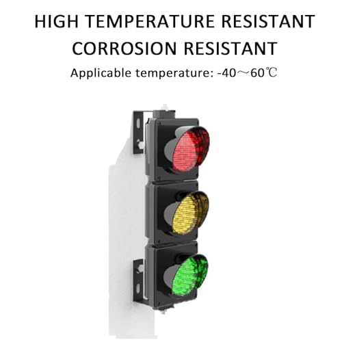 Feu de signalisation LED télécommandé et feux de circulation extérieurs en matériau PC - 6