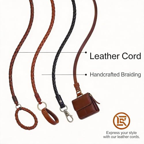 Cordon en cuir rond pour fabrication de bijoux solides qui durent - 7