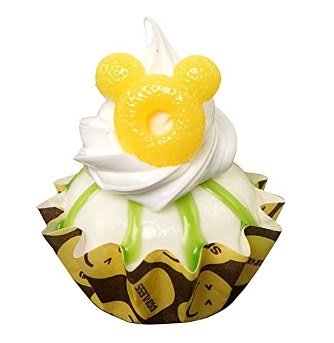 Jingyun Helado Artificial Postres de Comida Falsa Modelo de Helado Falso para el hogar Tiendas Decoración de Escenario-Verde Cover