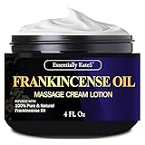 Essentially KateS Frankincense Massage Lotion 4 Fl Oz - Infused with Ceramid 1, 3 and 6II - Fight stifffness in Knees, Elbows, Hips, Hands, Shoulders and Legs.