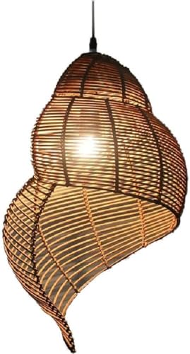 Abat-jour creux plafonnier sud-est asiatique lustre osier QTHWB