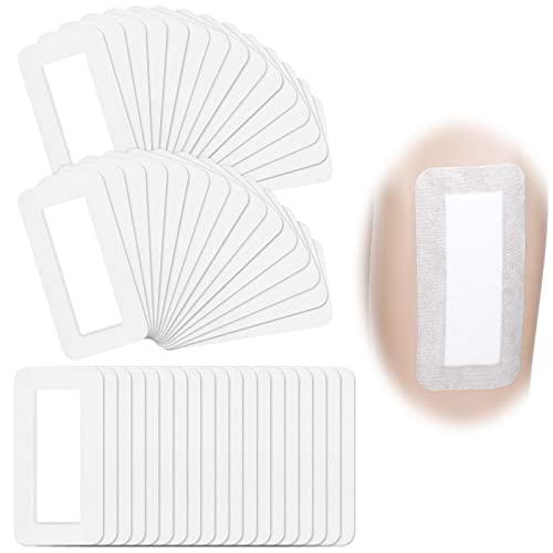 50 Pieces Adhesive Island Dressing Bordered Gauze Wound Bandage Pads Waterproof Breathable Wound Dressing Individually Packed Pouches (4 X 8 Inch) #TOP5
