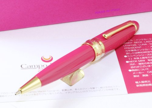 【希少】カンポマルツィオ 油性ボールペン シエナ（ピンク） Amazon | カンポマルツィオ 油性ボールペン シエナ SIE-BP-VI