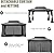 Domi 8’ X 10’ Hardtop Gazebo Canopy with Netting & Curtains, Outdoor Metal Gazebo with Galvanized Steel Double Roof for Patio Lawn and Garden, Gray