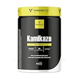 YAMAMOTO NUTRITION Kamikaze 400 gramos, Producto de Preentrenamiento para la Estimulación del Óxido Nítrico, Sabor Naranja