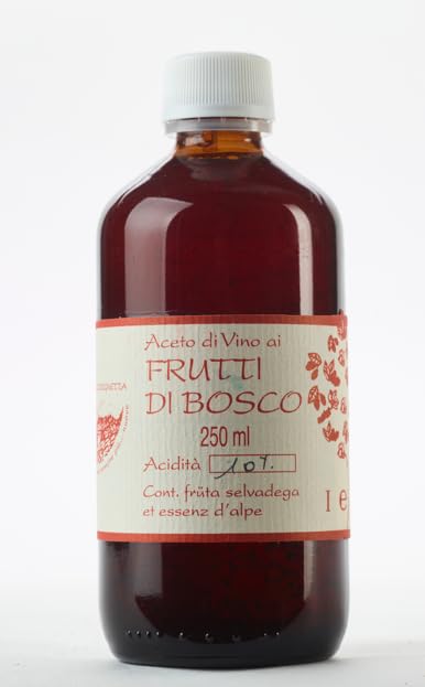 Aceto di Vino ai Frutti di Bosco Alta Gradazione, 250 ml