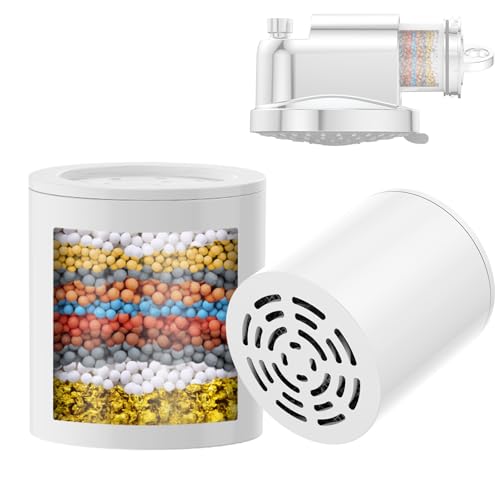 2 Pcs NSF Certified Shower Head Filter Replacement Cartridge for HOPOPRO (HOF201)