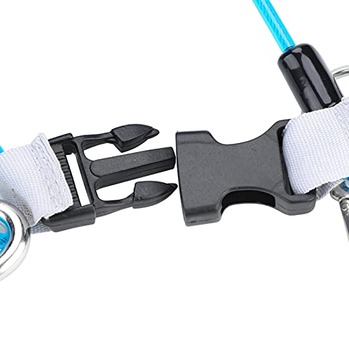 Duikkoord, Blijf Duiken Anti Verloren Spring Coil Lanyard Safety Emergency Tool met Quick Release voor Camera's en Duiklamp - Image 7
