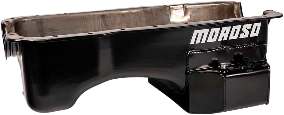Moroso 20527 Rear Sump Oil Pan with Road Race Baffling for Ford 302 Engines
