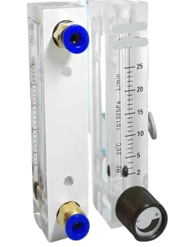 Débitmètre hydrogène LZM-8M évitez les variations de flux de gaz H2 réglable 0.5-5L/min