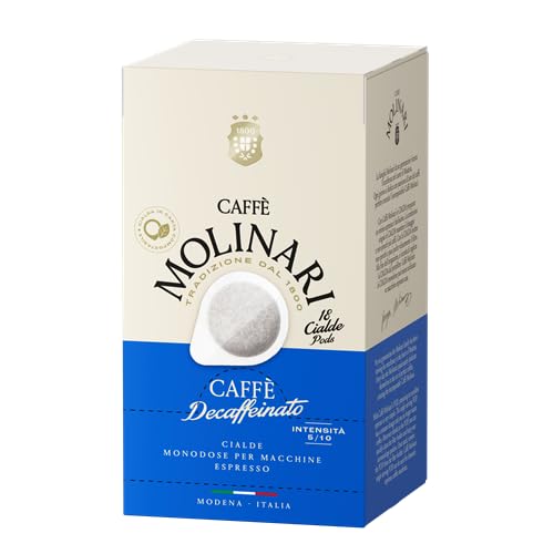 Caffè tostato macinato decaffeinato confezionato in cialda monodose per macchina espresso