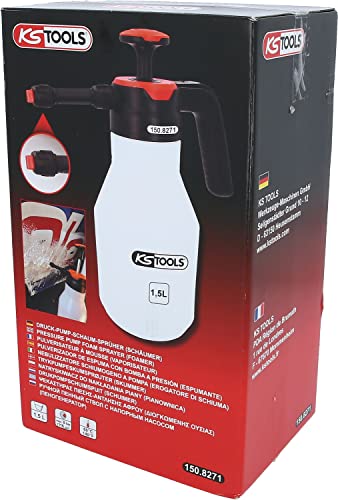 KS Tools 150.8271 Pressure Pump Foam Sprayer (Foam) 1.5 L, multicoloured, 1 Stück (1er Pack) - Image 3