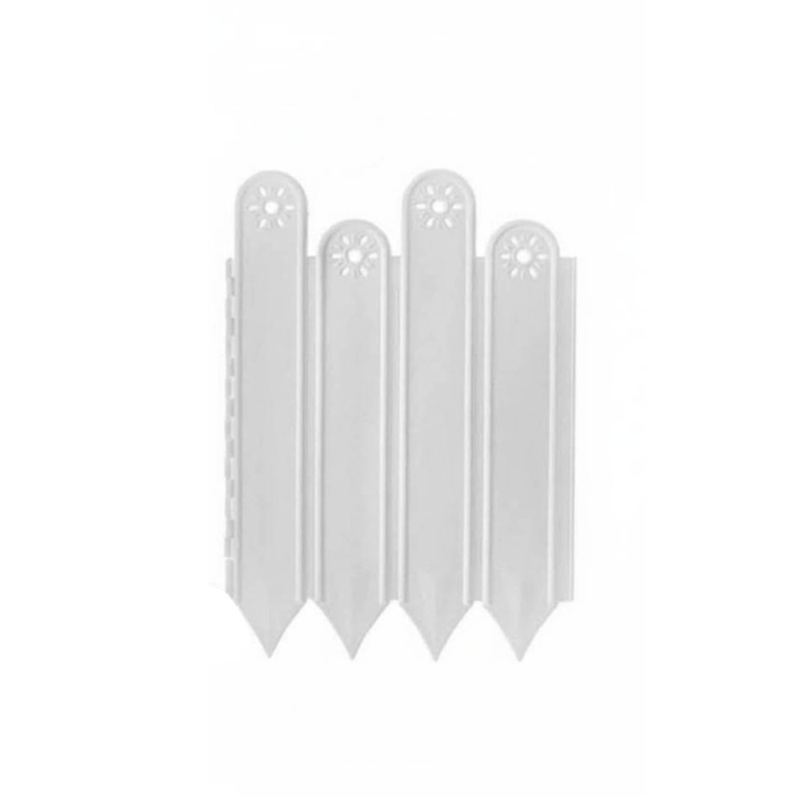 Border Fence Flower Bed Border Flexible Decorative Garden Border for Yard White H25-30cm L2m Wallpaper Borders | Wallpaper & Accessories | Building & Hard-image-40