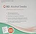 BD Alcohol Swabs 100 Each White