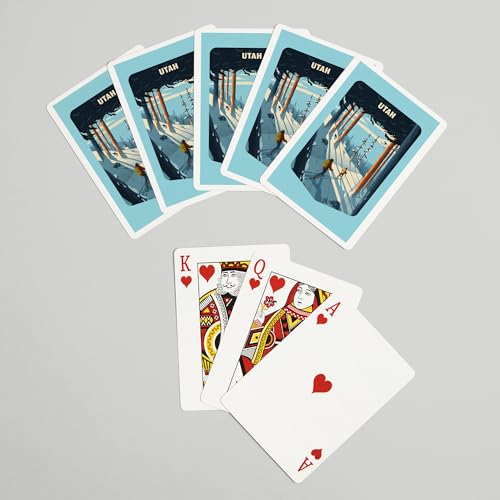 Lantern Press Utah, Baraja de 52 Cartas Póker miniatura 7