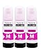 Price comparison product image Supply Guy ink compatible with Epson 102 Magenta for EcoTank ET 2700 2750 2751 2756 3700 3700 3750 4750 (3x 70ml)