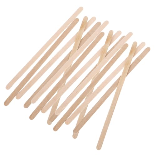 Alipis Elegant Wooden Stirrer Sticks 14cm 100pcs Set Perfect for Iced Tea Cocktails Hot Beverages Sticks