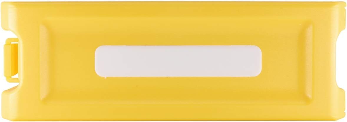 Plano Edge Terminal Medium Weight Retainer Box, Yellow, Customizable Fishing Tackle Storage, Includes Weight Retainer Tackle Tray
