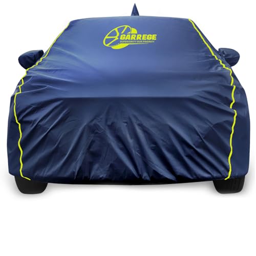 Image of Car Body Cover Compatible for BE 6e with Mirror Pockets Full Sized, Triple Stitched, Anti dust Proof, Navy Blue