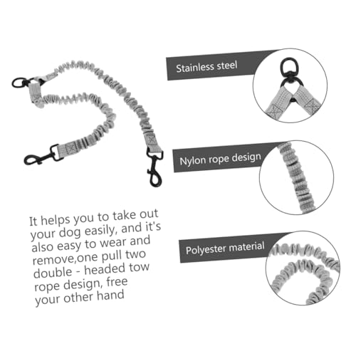 Corde de traction pour animaux de compagnie solide et élastique