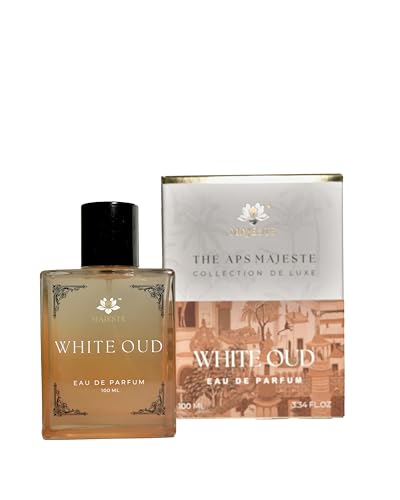 Image of White Oud Perfume for Men 100ML | Long Lasting Oud Eau De Parfum | Luxury Men's Fragrance with Patchouli, Freesia & Black Currant | Premium Scent