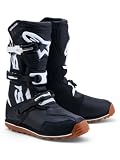 Alpinestars Tech-T Stivali da moto, nero/bianco/sabbia, 11 (45.5)