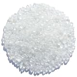 QYGL Sea Glass Stones - 0.55LB White Frosted Glass Pebbles Gemstones - Perfect for Aquarium Rocks, Fish Tank Gravel, Vase Fillers, DIY...