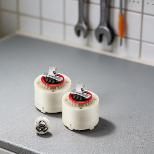 Cartucho 023529-0070A/H beige de 47 mm con válvula plástica resistente para monomando 5
