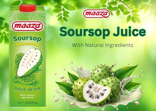 Maaza Soursop Guanabana 1ltr (Pack of 3)