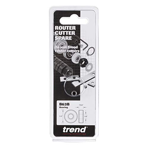 Trend Professional Router Cutter Bearing, 1/4 Inch Diameter, 1/8 Inch Bore, B63B - Image 3
